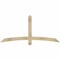 Ekena Millwork Bellingham Rough Sawn Timber Gable Bracket, Douglas Fir, 72"W x 33"H x 2"D x 4"F, 11/12 Pitch GBW072X33X0204BEL00RDF - alternate 1